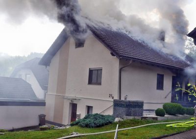 Wohnhausbrand Wilgersdorf