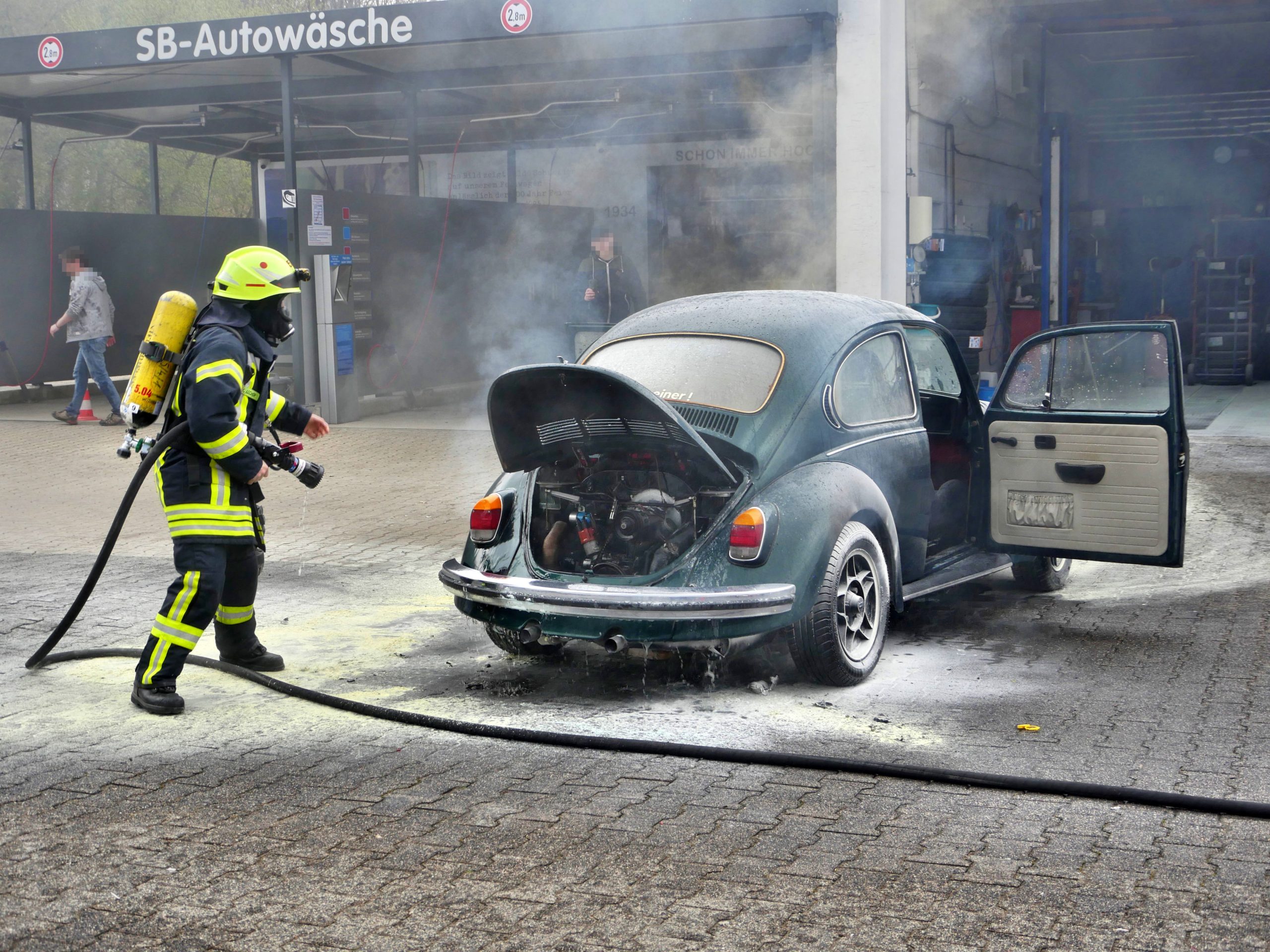 Oldtimer-Brand in Wilnsdorf
