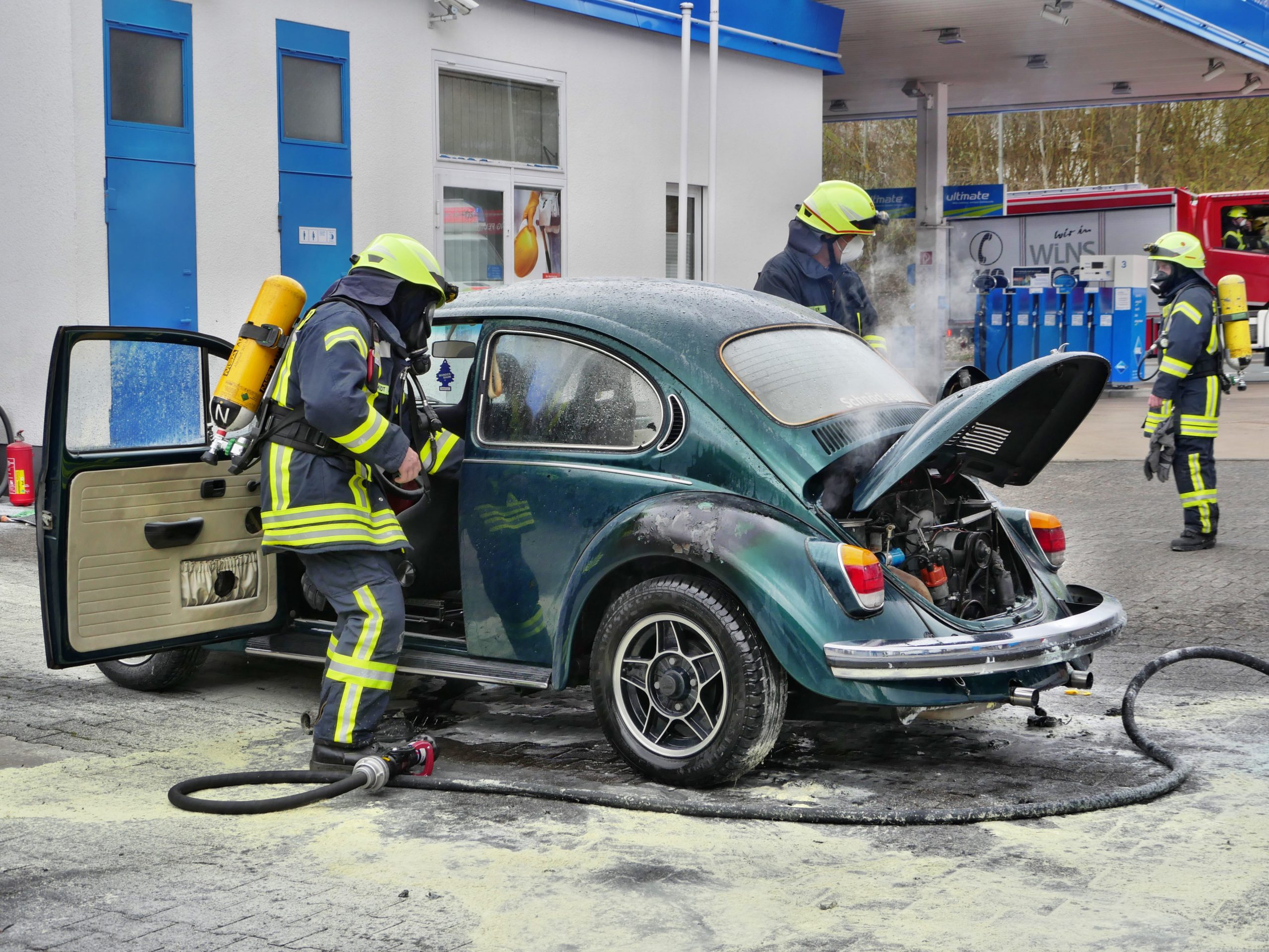 Oldtimer-Brand in Wilnsdorf