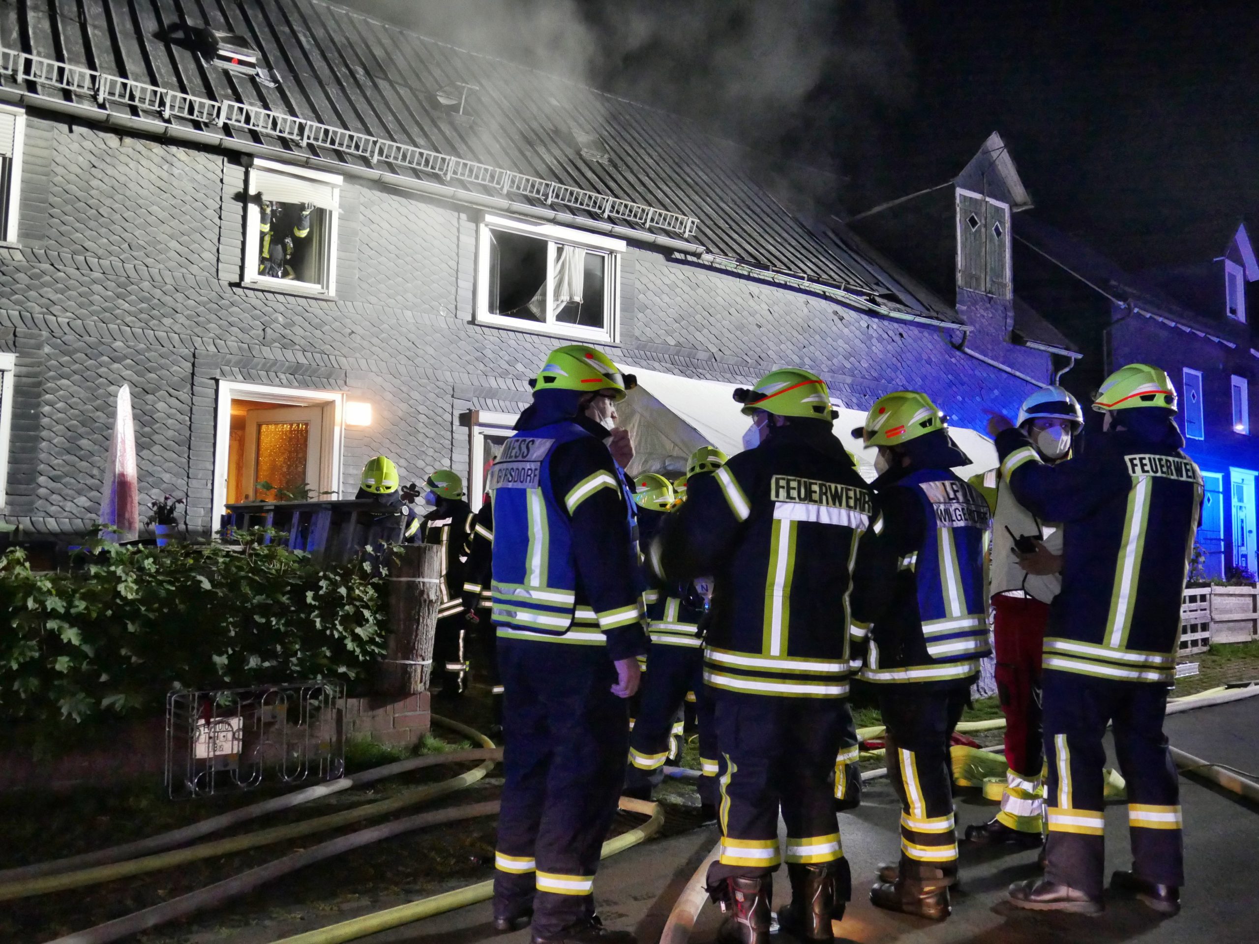 Zimmerbrand in Wilgersdorf
