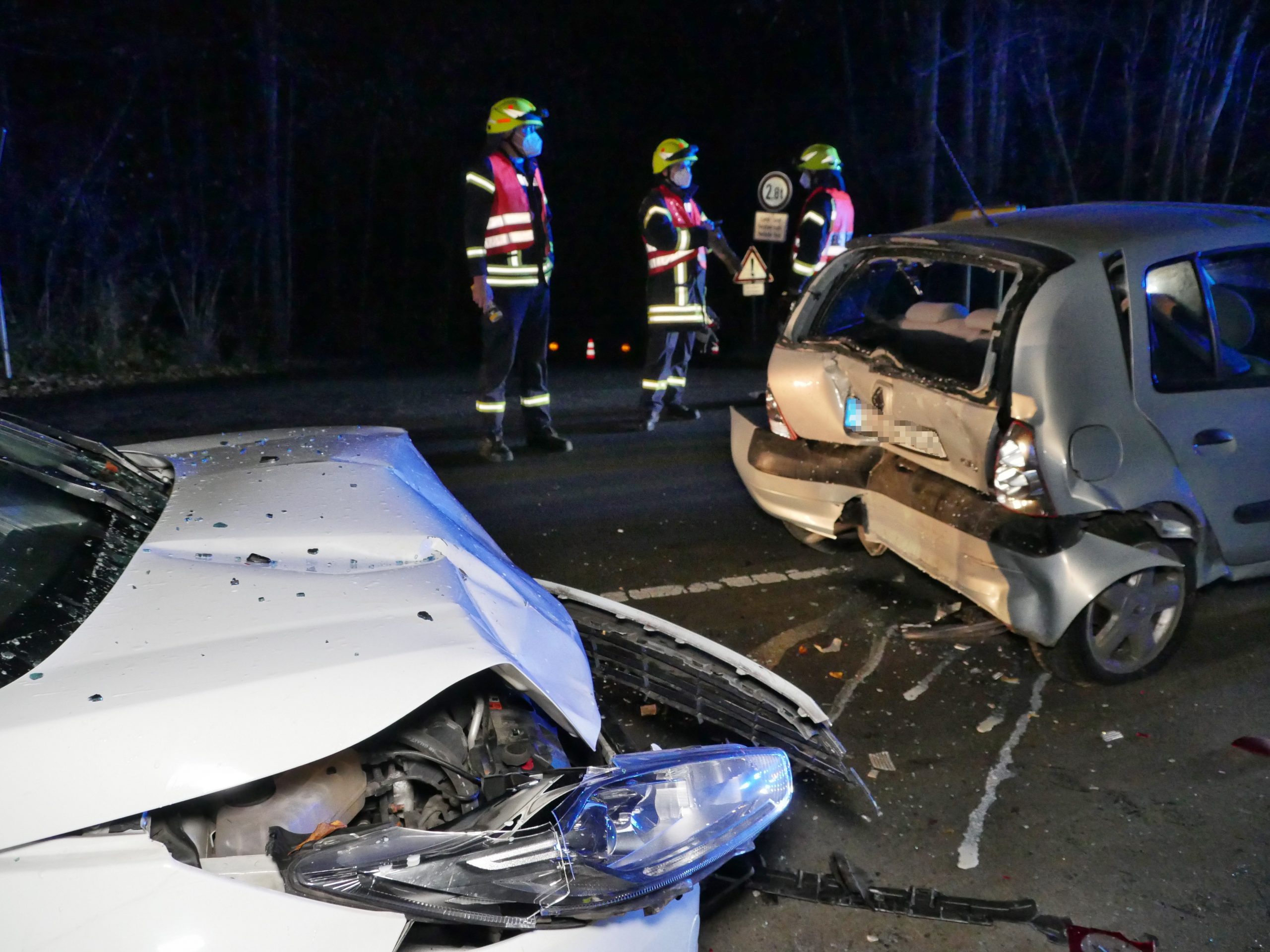 Auffahrunfall auf der B 54 bei Obersdorf
