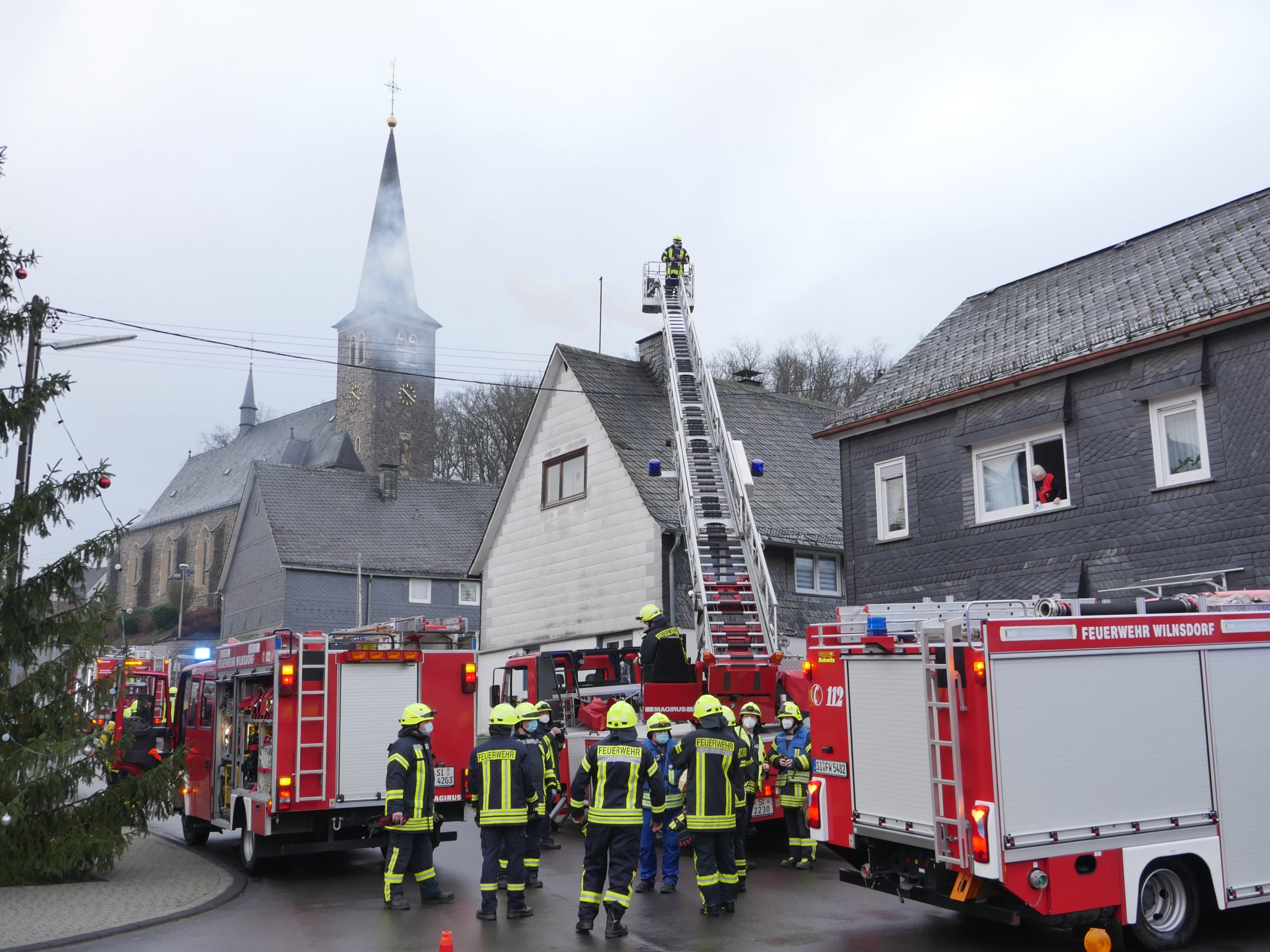 Kaminbrand in Rudersdorf