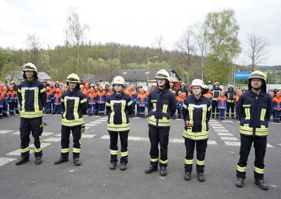 Auftaktübung der Jugendfeuerwehr der Gemeinde Wilnsdorf