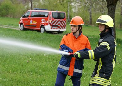 Auftaktübung der Jugendfeuerwehr der Gemeinde Wilnsdorf