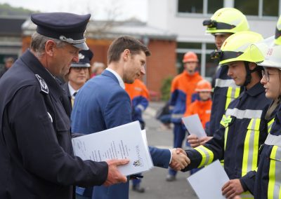 Auftaktübung der Jugendfeuerwehr der Gemeinde Wilnsdorf