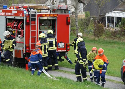 Auftaktübung der Jugendfeuerwehr der Gemeinde Wilnsdorf