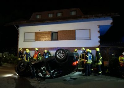 Schwerer Verkehrsunfall in Rudersdorf