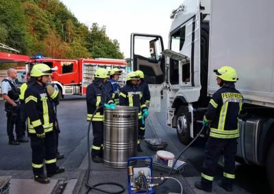 ABC-Einsatz im Wilnsdorfer Industriegebiet