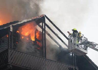 Dachstuhlbrand in Wilnsdorf