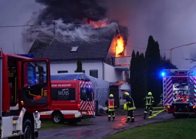 Frau stirbt bei Wohnungsbrand in Wilgersdorf