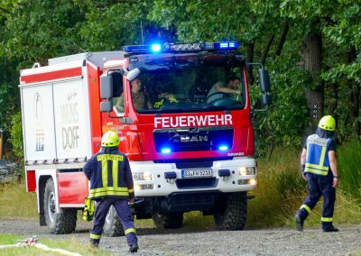 Waldbrand-Übung in Flammersbach
