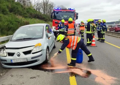 Unfall auf der A45