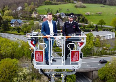 Neue Drehleiter in Dienst gestellt
