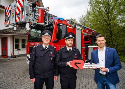 Neue Drehleiter in Dienst gestellt