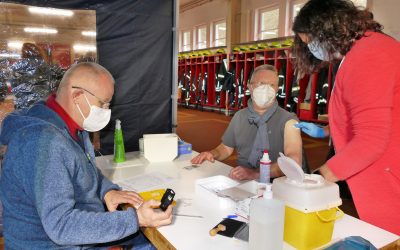 Booster-Impfung für Einsatzkräfte aus Wilnsdorf und Neunkirchen