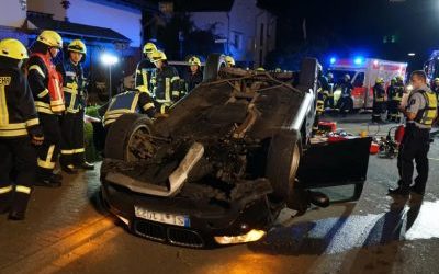 Schwerer Verkehrsunfall in Rudersdorf