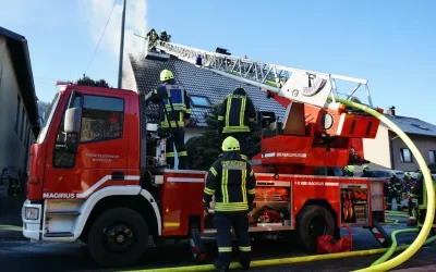 Wohnhausbrand in Gernsdorf