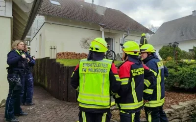 Rudersdorf: Brand in Küche eines Einfamilienhauses