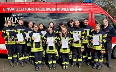 13 neue Sprechfunker*innen für die Feuerwehr Wilnsdorf
