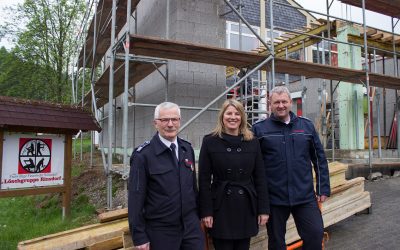 Feuerwehrgerätehaus Rinsdorf wird um- und angebaut