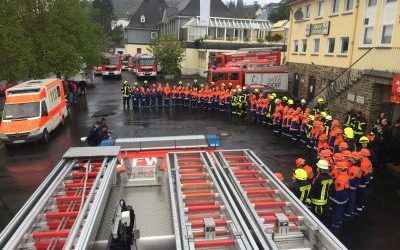 Auftaktübung der Jugendfeuerwehren