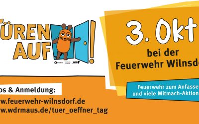 „Türen auf für die Maus“ am 3. Oktober 2019 bei der Feuerwehr in Wilnsdorf